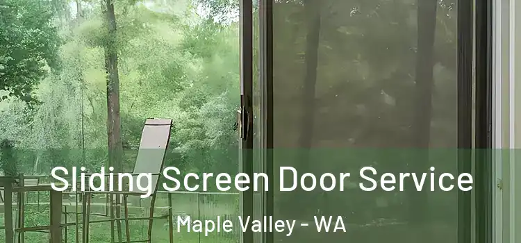 Sliding Screen Door Service Maple Valley - WA